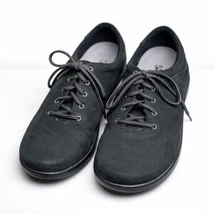 Klogs Balance Black Leather Lace Up Comfort Work Shoes Women’s 8M Nurses Servers